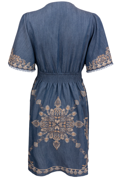 Hale Bob Elora Embroidered Dress