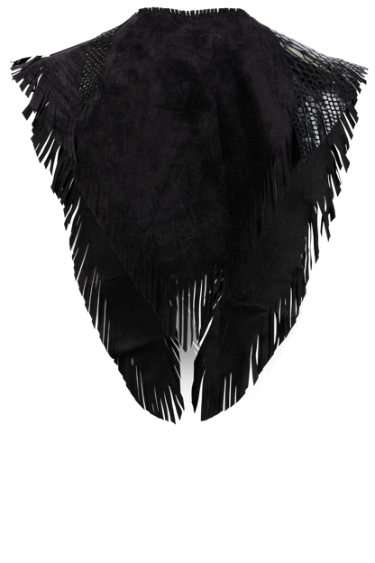 Pat Dahnke Stamped Black Python Kickapoo Collar
