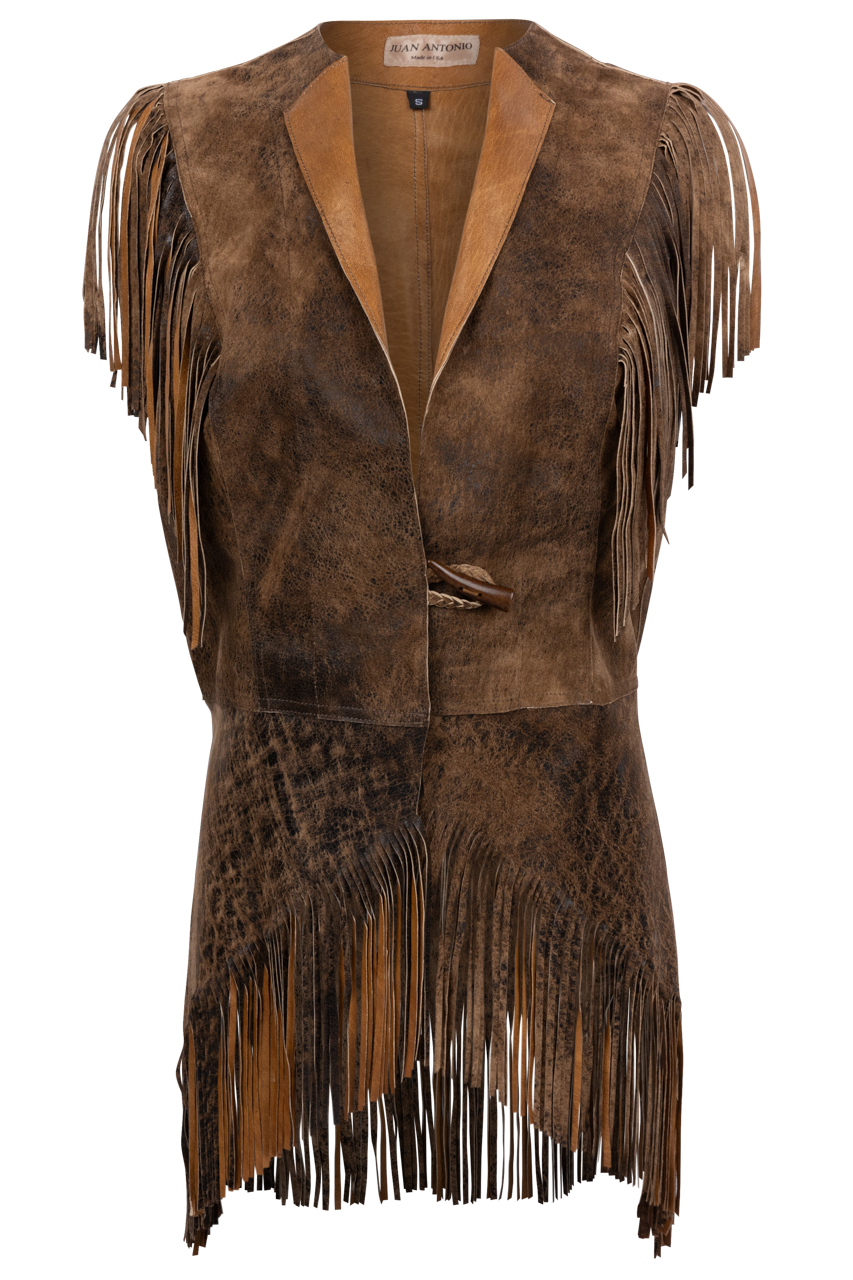 Juan Antonio Fringe Safari Vest