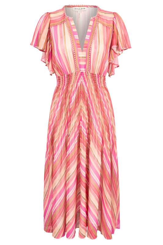 Hale Bob Della Charmeuse Dress