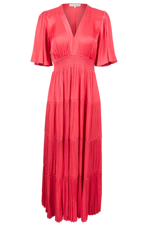 Hale Bob Angie Charmeuse Maxi Dress