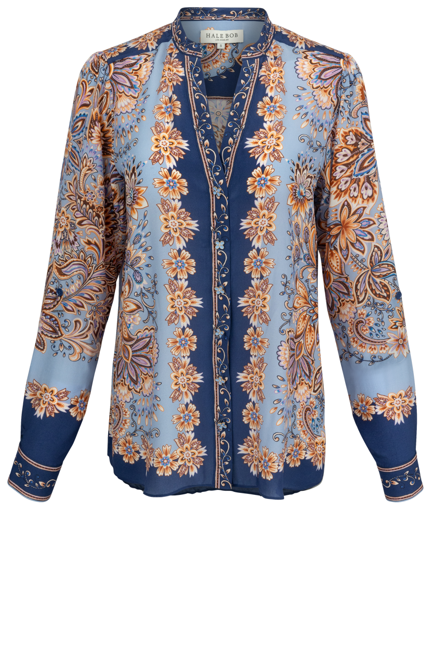 Hale Bob Ramona Silk Top