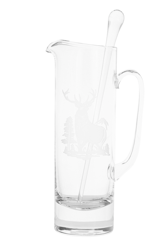 Evergreen Crystal Martini Pitcher