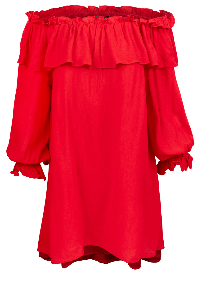 Vintage Collection Coral Peasant Top