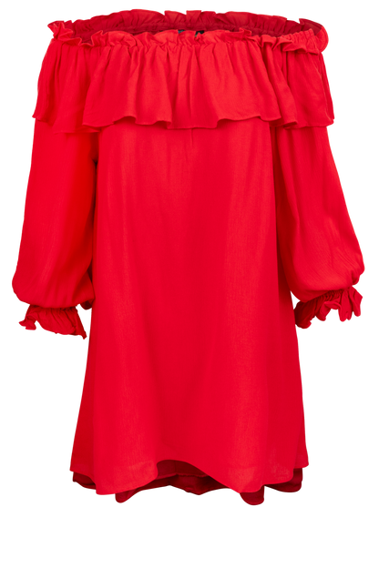 Vintage Collection Coral Peasant Top