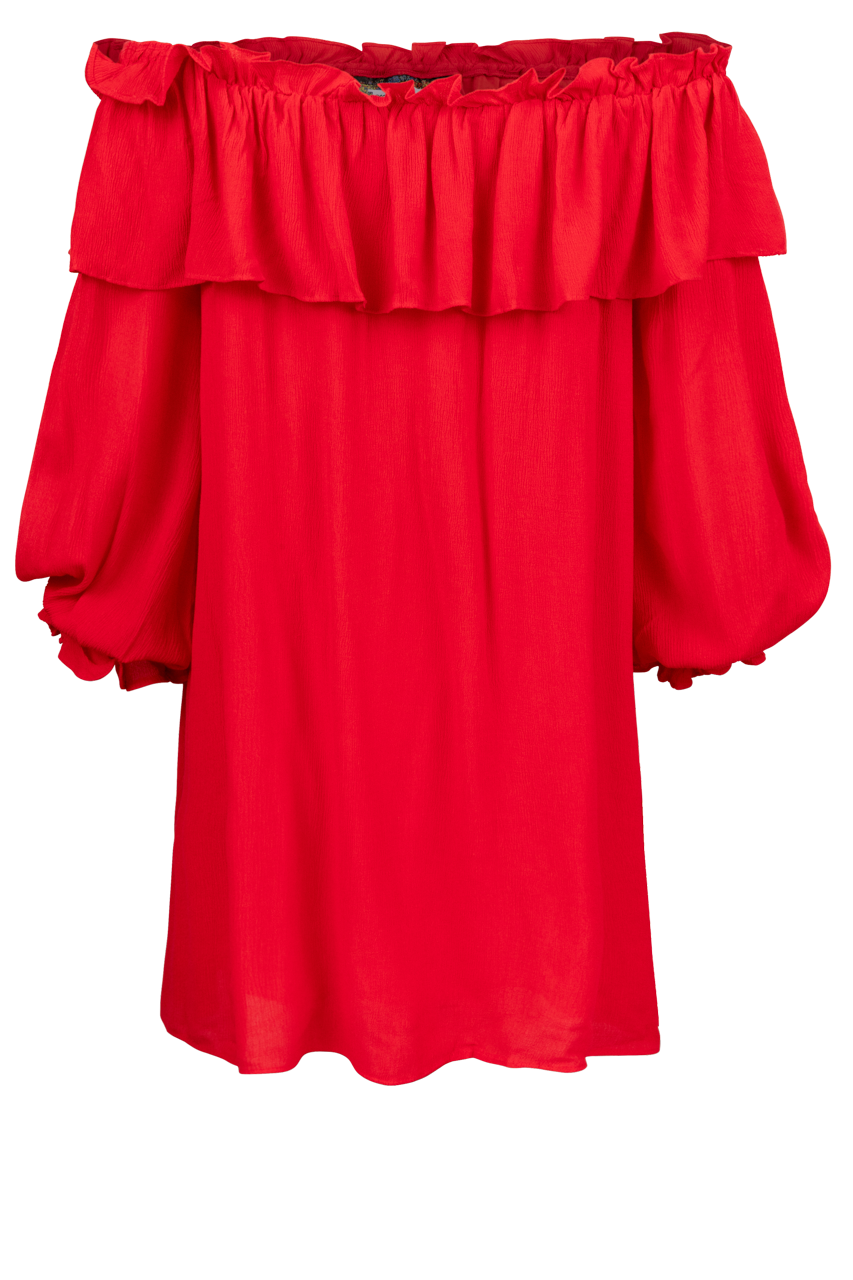 Vintage Collection Coral Peasant Top