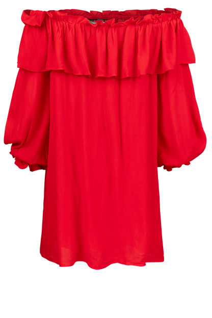 Vintage Collection Coral Peasant Top