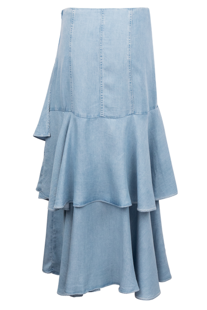 Vintage Collection Denim Ruffle Skirt