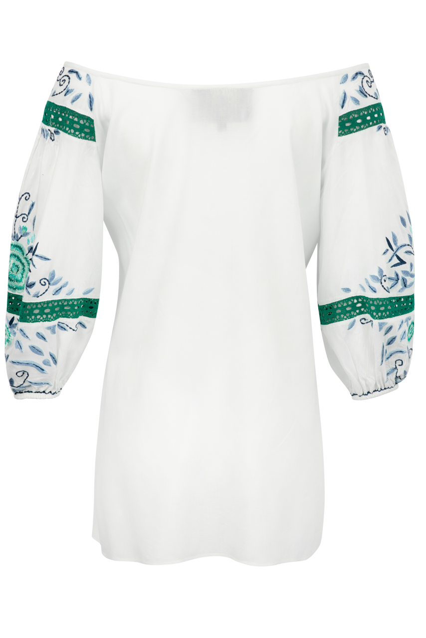 Vintage Collection Spruce Embroidered Tunic Top