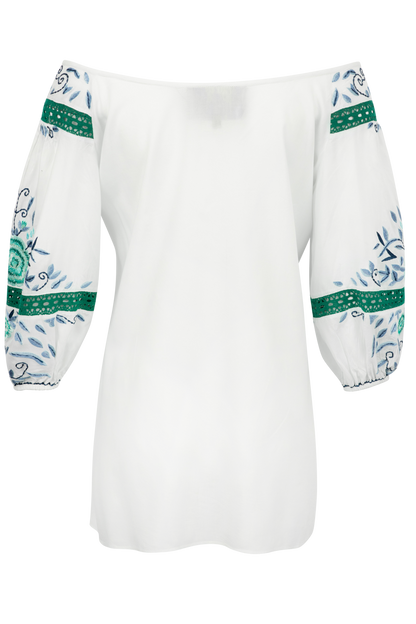 Vintage Collection Spruce Embroidered Tunic Top