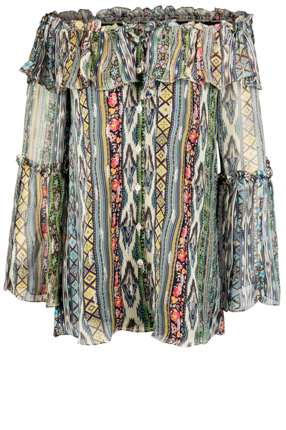 Vintage Collection Printed Mayan Top