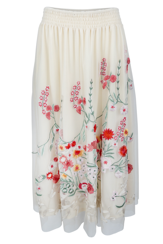 Vintage Collection Embroidered Pearl Skirt