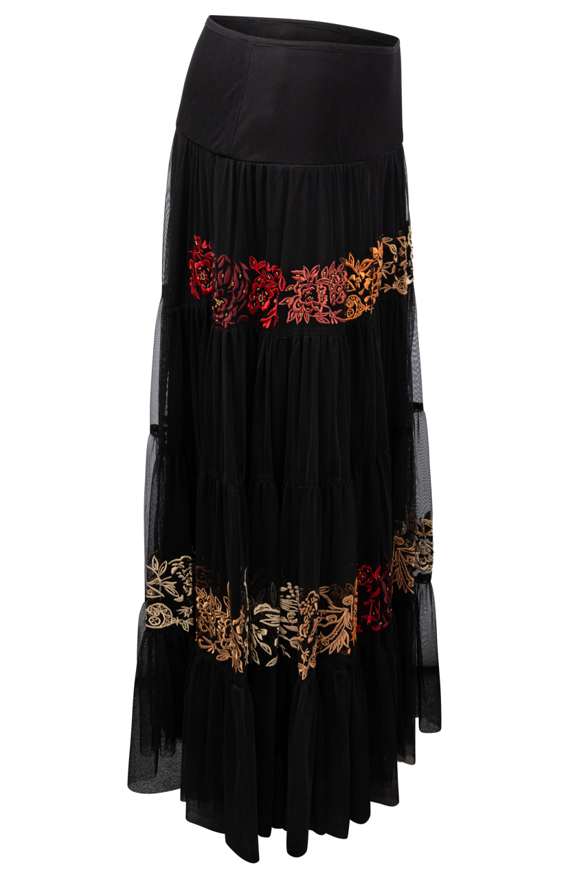 Vintage Collection Waterfall Maxi Skirt