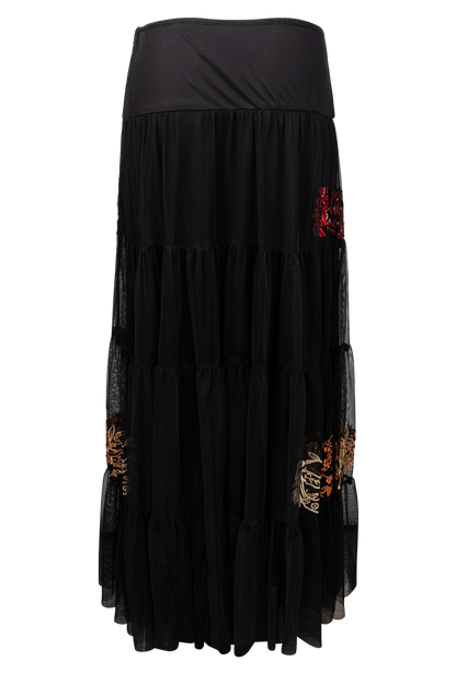 Vintage Collection Waterfall Maxi Skirt