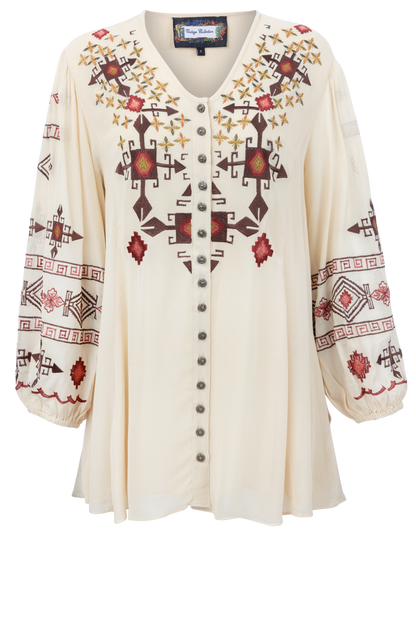 Vintage Collection Pearl Embroidered Tunic