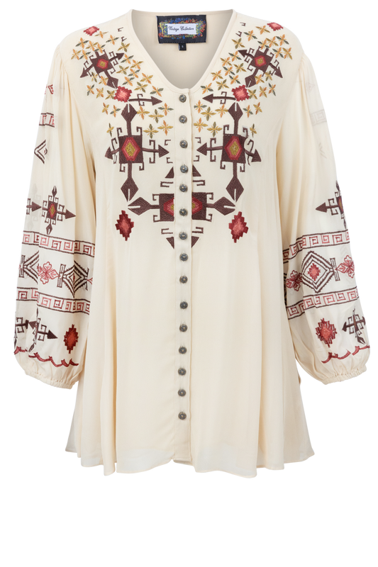 Vintage Collection Pearl Embroidered Tunic