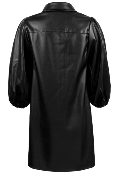 Dolce Cabo Vegan Leather Tunic Dress - Neutrals