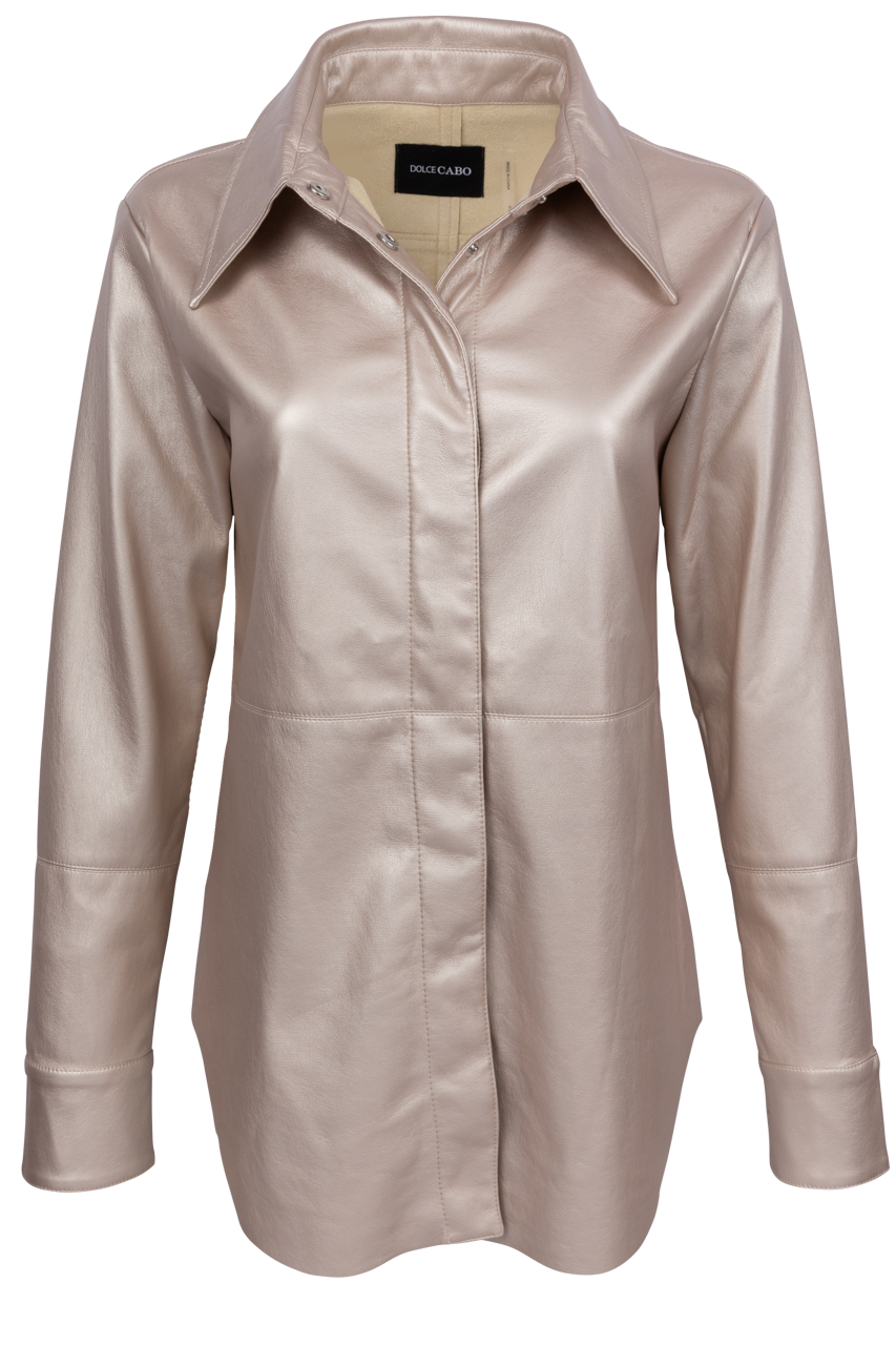 Dolce Cabo Vegan Leather Shirt