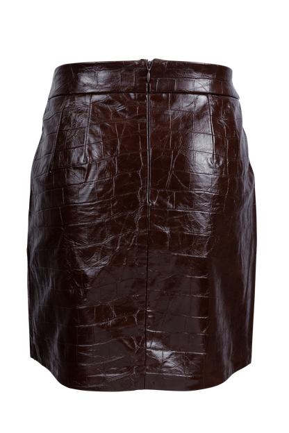 Dolce Cabo Faux Leather Mini Skirt