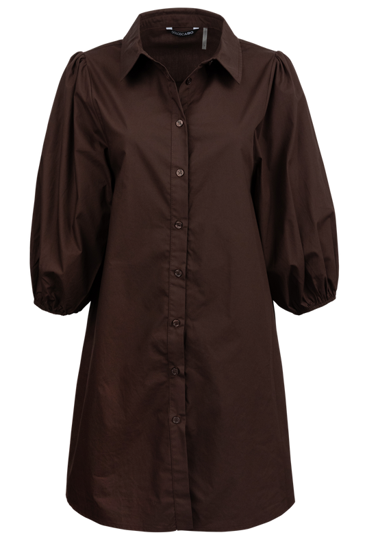 Dolce Cabo Cotton Poplin Shirt Dress