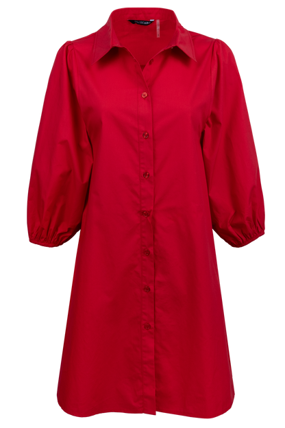 Dolce Cabo Cotton Poplin Shirt Dress