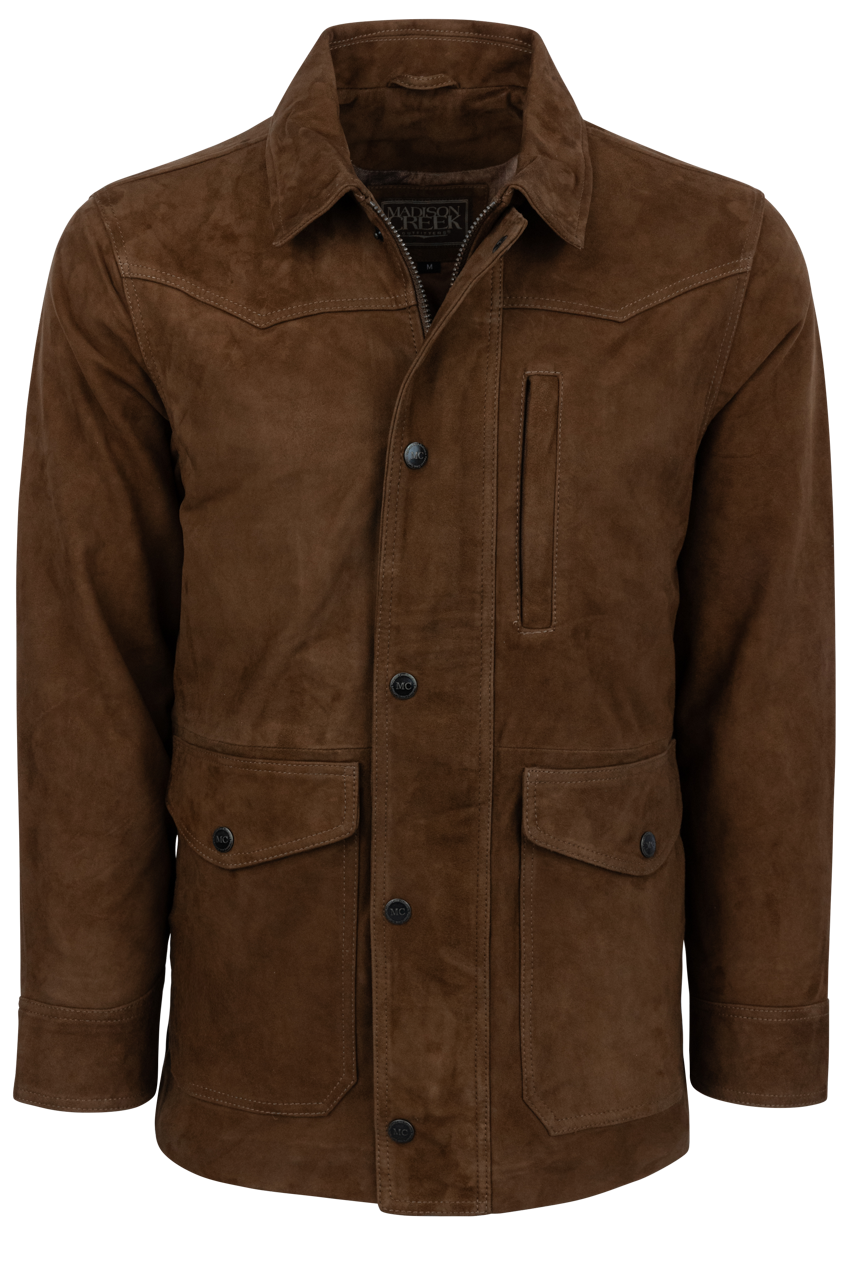 Madison Creek Bandera Goat Suede Leather Jacket