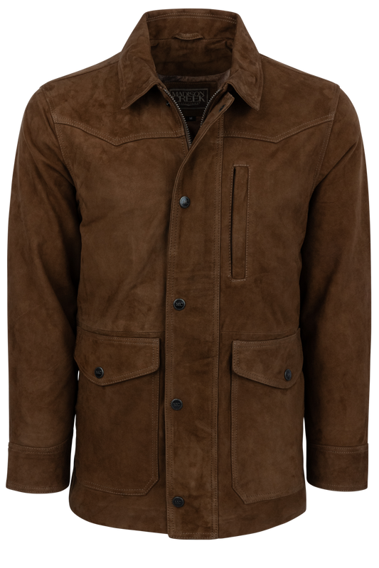 Madison Creek Bandera Goat Suede Leather Jacket