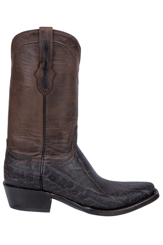 Black Jack Vintage Elephant Cowboy Boots - Chestnut