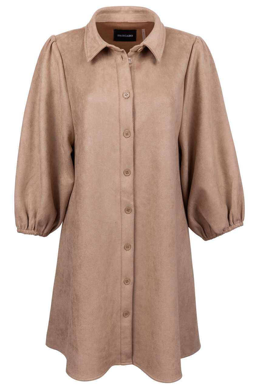 Dolce Cabo Faux Suede Shirt Dress
