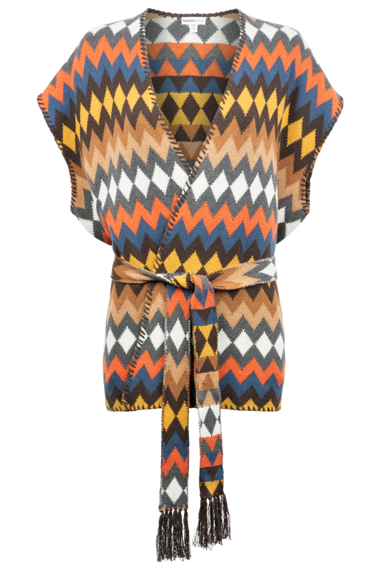 Minnie Rose Multi-Colored Cardigan