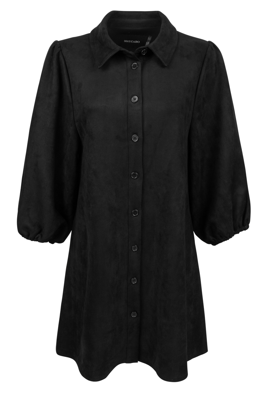 Dolce Cabo Faux Suede Shirt Dress