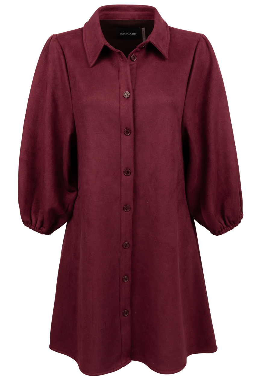 Dolce Cabo Faux Suede Shirt Dress