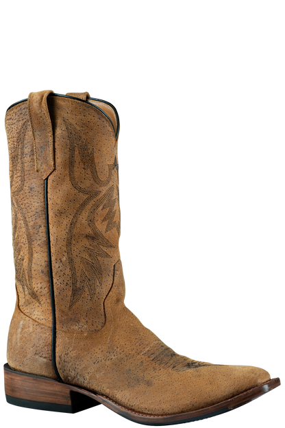 Rios of Mercedes Men's Texas Feral Hog Cowboy Boots - Brown