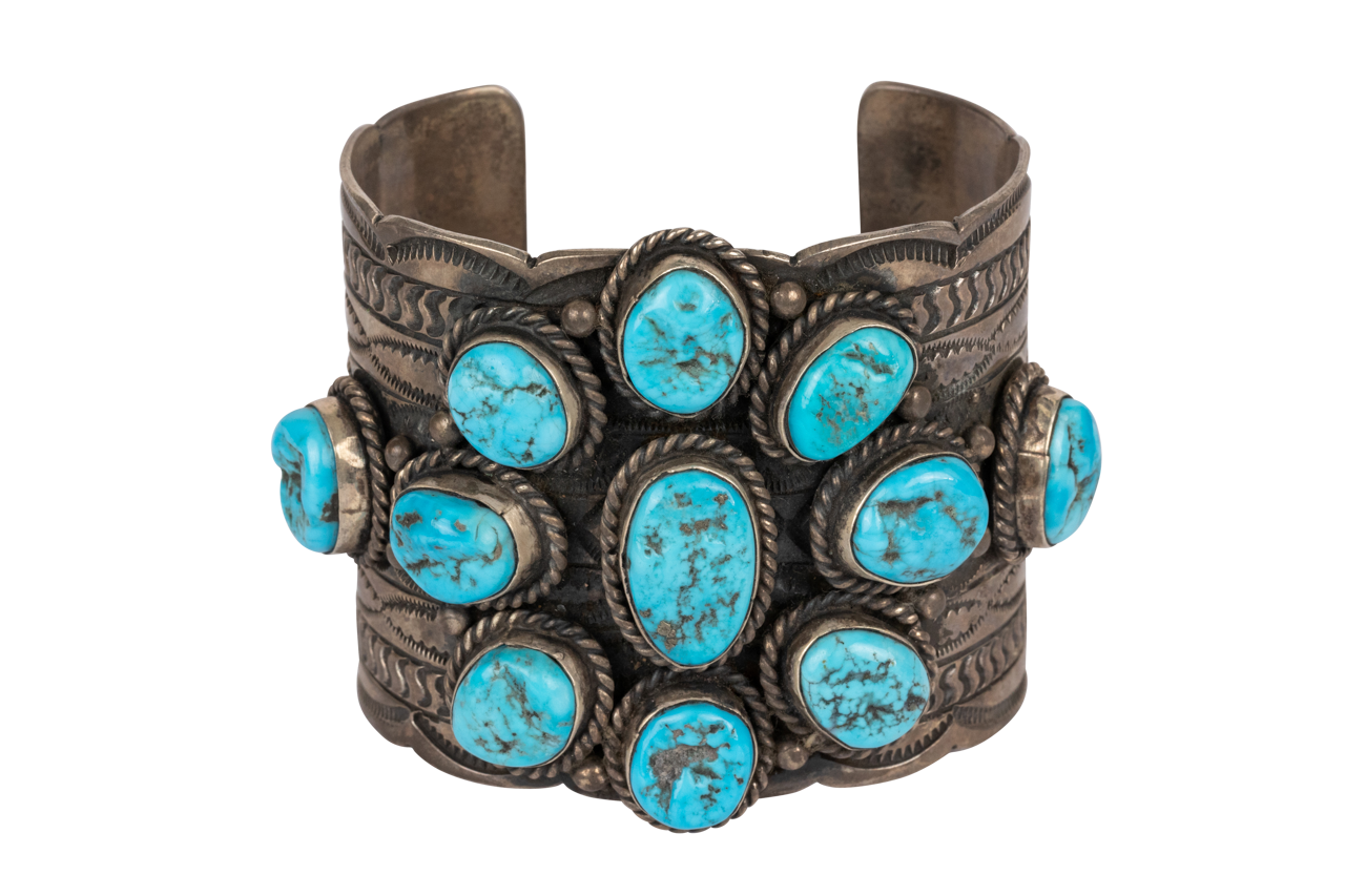 Chunky Turquoise Bracelet