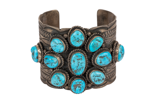 Chunky Turquoise Bracelet