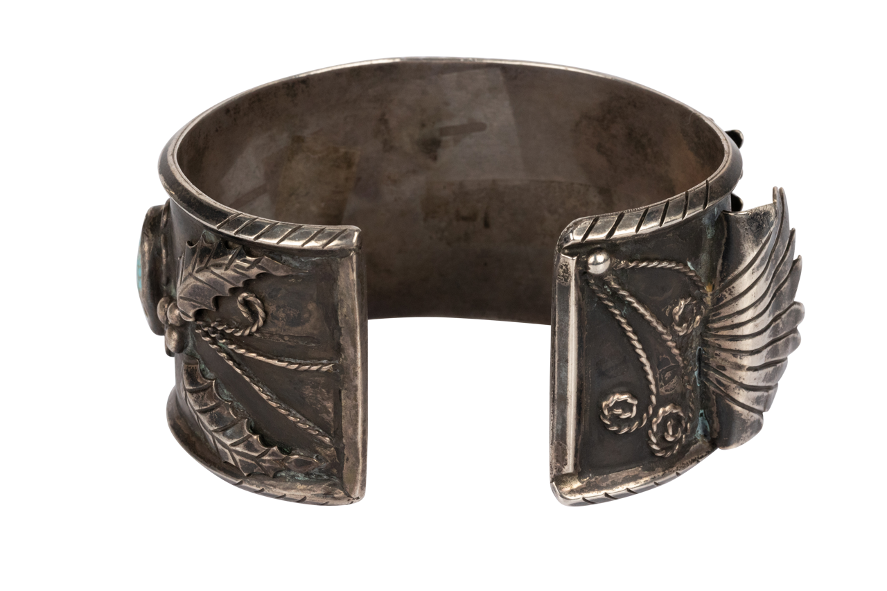 Silver and Turquoise Cuff Bracelet