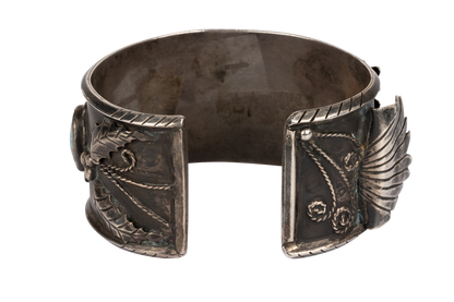 Silver and Turquoise Cuff Bracelet