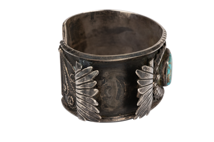Silver and Turquoise Cuff Bracelet