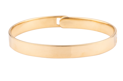 Diamond and Black Enamel Bangle