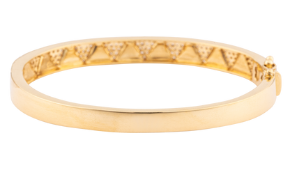 Diamond and Turquoise Bangle