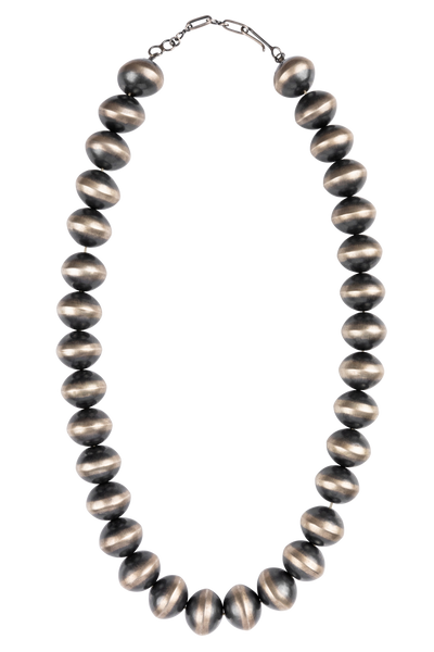 【送料無料・Vintage】NAVAJO PEARL Pearls Navajo 12mm 18″ NECKLACE アクセサリー