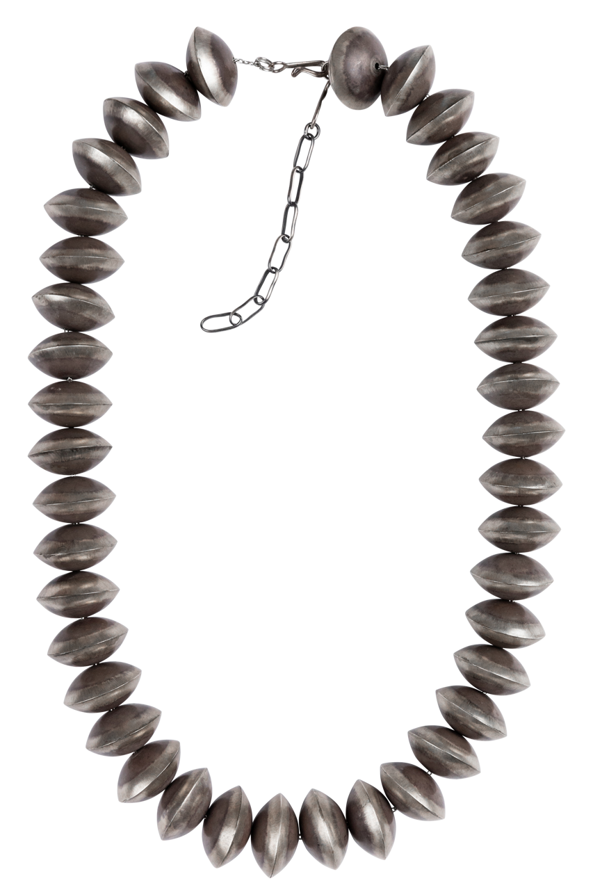 Chunky Silver Navajo Necklace