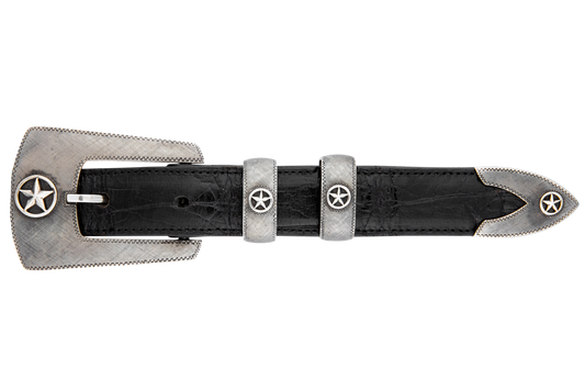 Aztec Star Engraved Buckle Set