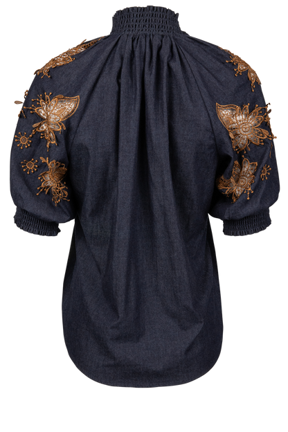 Hale Bob Madisyn Embroidered Top