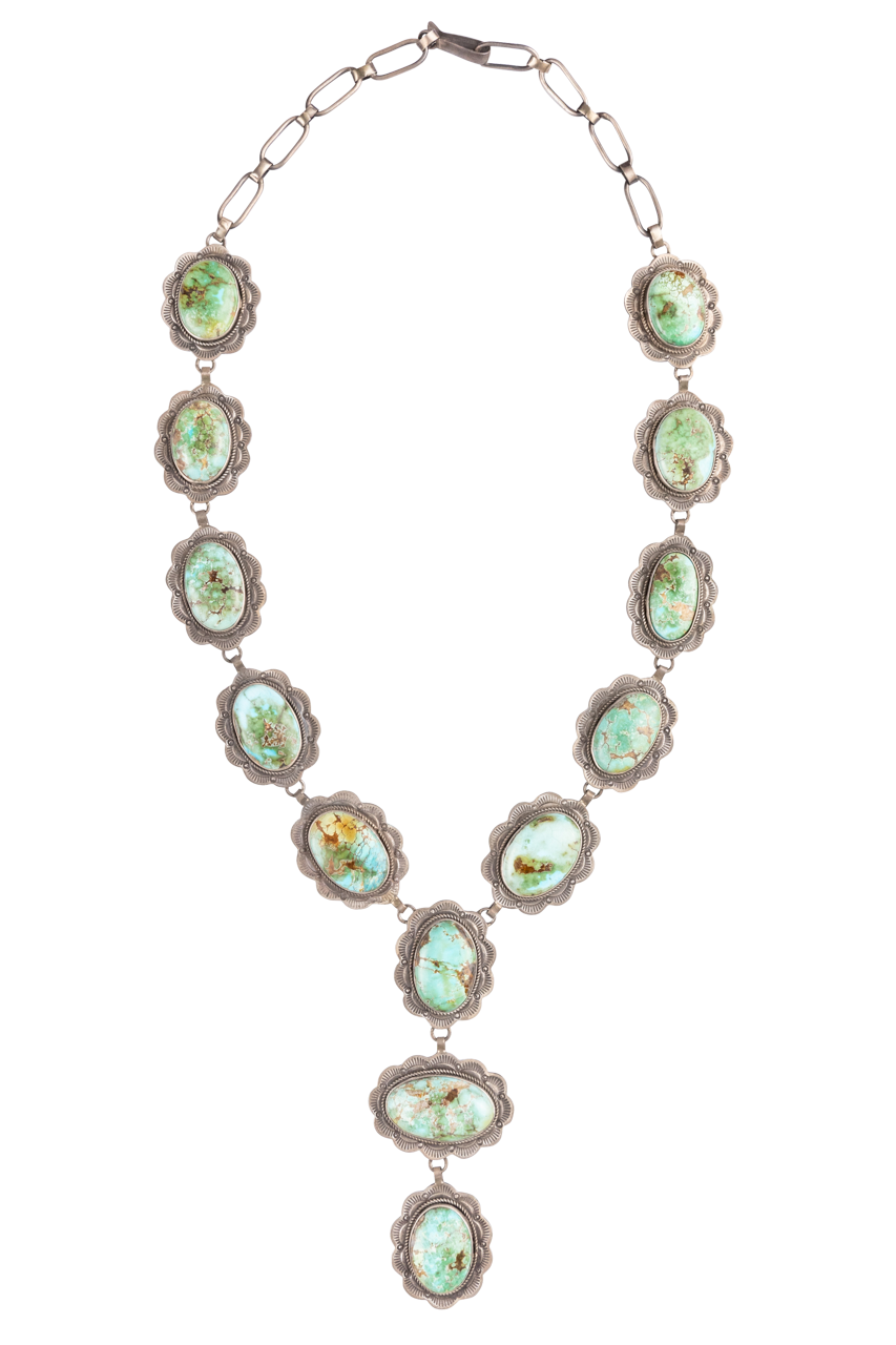 Multi-Turquoise Stone Necklace