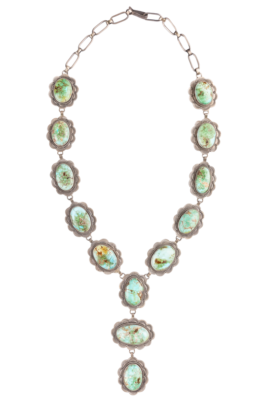 Multi-Turquoise Stone Necklace