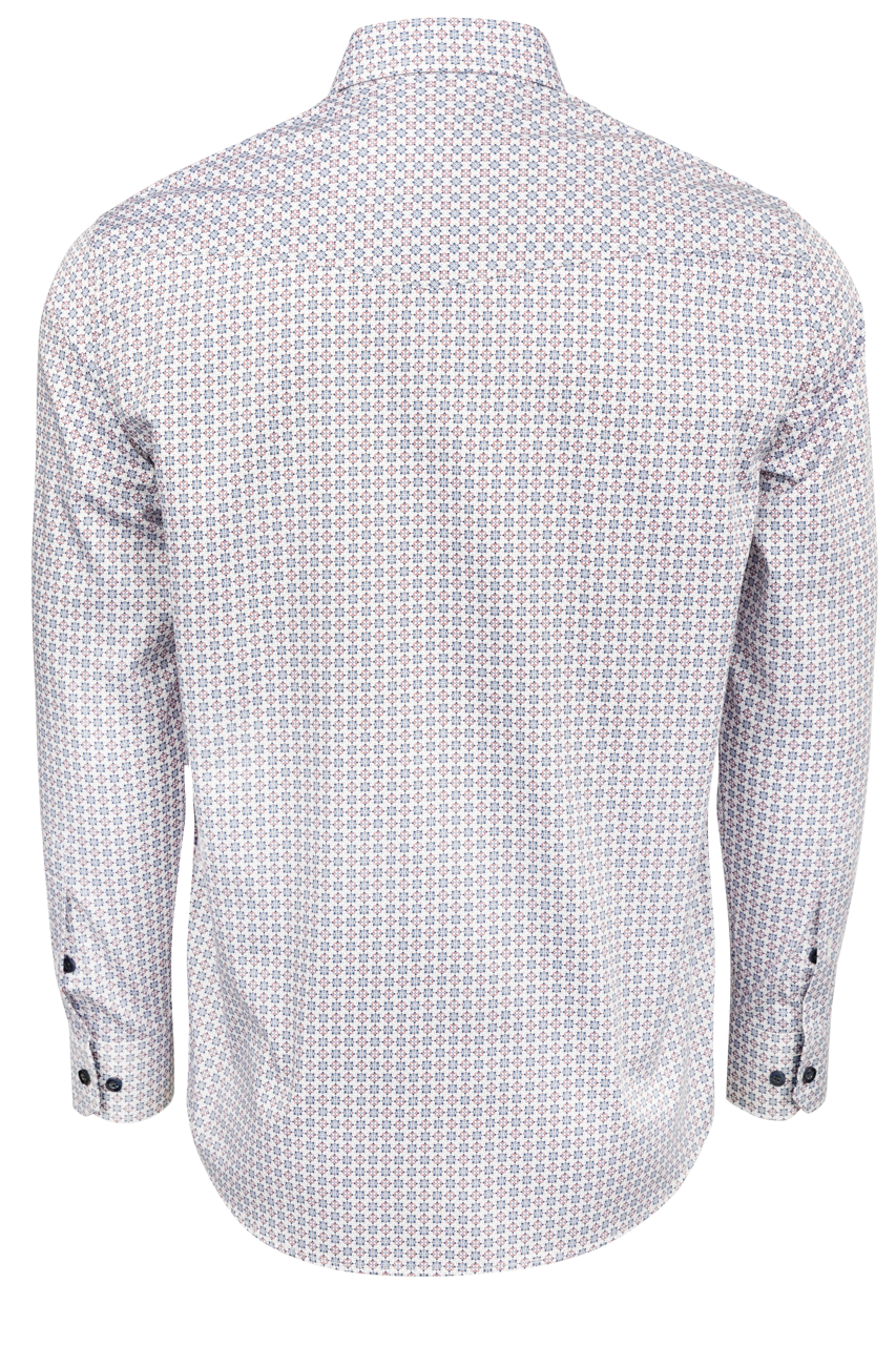 Cinch Foulard Print Button-Front Shirt - Multi