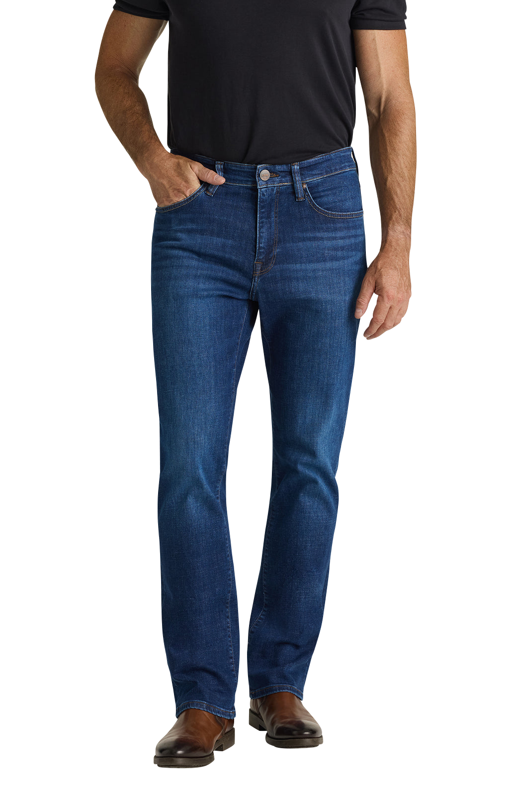 34 Heritage Cash Bootcut Jeans - Dark Brushed