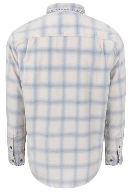 TTrue Grit Button-Front Shirt - Blue Plaid