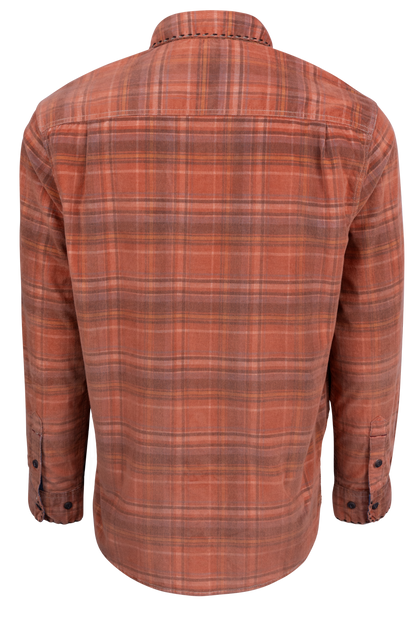 True Grit Button-Front Shirt - Rust